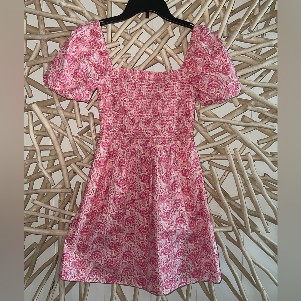 ✨SOLD✨ NWOT! J. CREW Paisley Puff Sleeve Dress - Picture 13 of 14
